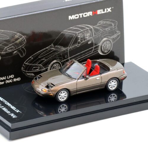 1:64 Motorhelix Mazda MX-5 Miata (NA) LHD brown metallic with top