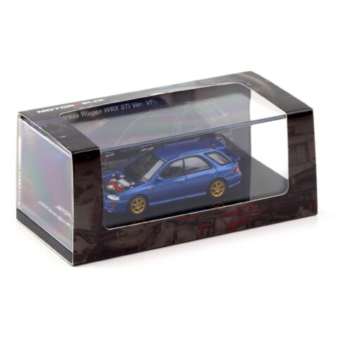 1:64 Motorhelix Subaru Impreza WRX STi Wagon Version VI World Rally Blue Mica