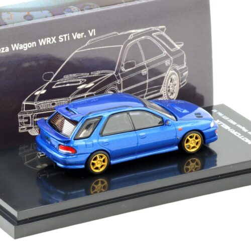 1:64 Motorhelix Subaru Impreza WRX STi Wagon Version VI World Rally Blue Mica