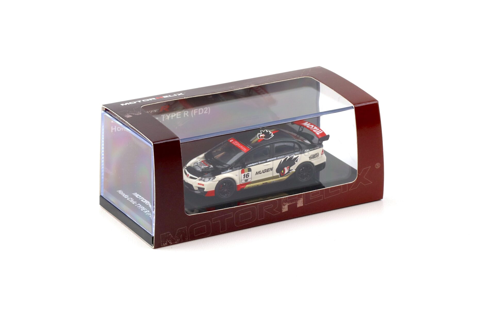 1:64 Motorhelix Honda Civic Type R (FD2) MUGEN Livery white