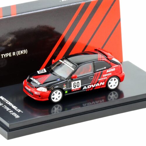 1:64 Motorhelix Honda Civic Type R (EK9) Advan Livery red/ black