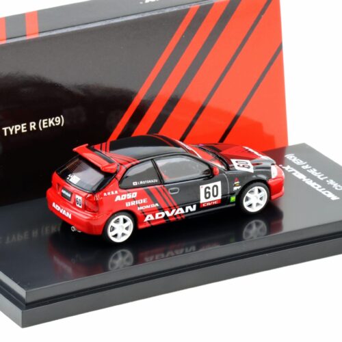 1:64 Motorhelix Honda Civic Type R (EK9) Advan Livery red/ black