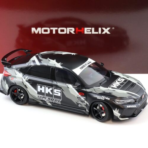 1:18 Motorhelix Honda Civic Type R (FL5) HKS Livery matt black 2022