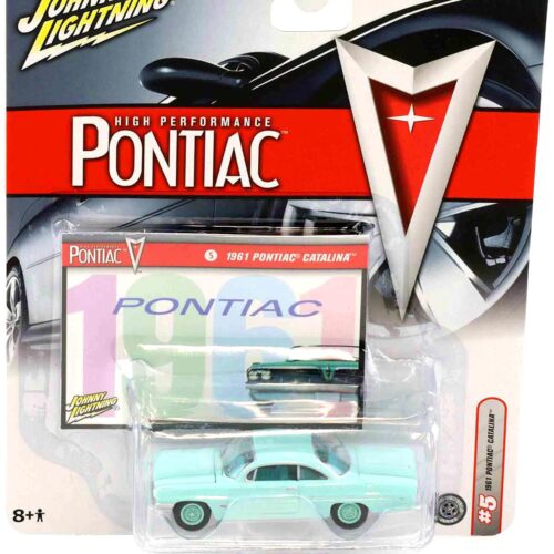 1:64 Johnny Lightning 1961 Pontiac Catalina turquoise High Performance