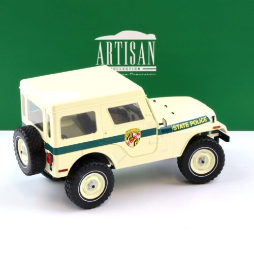 1:18 Greenlight 1983 Jeep CJ-5 Hardtop Maryland State Police white