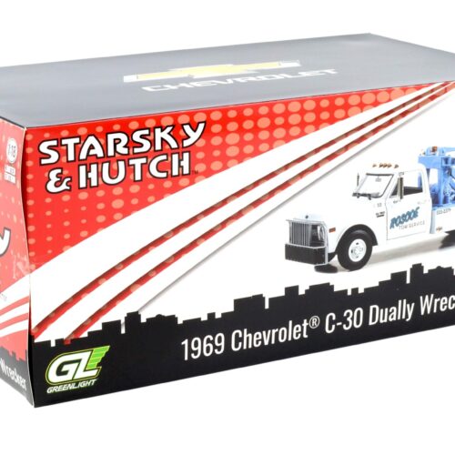 1:18 Greenlight 1969 Chevrolet C-30 Dually Wrecker Roscoe Starsky & Hutch