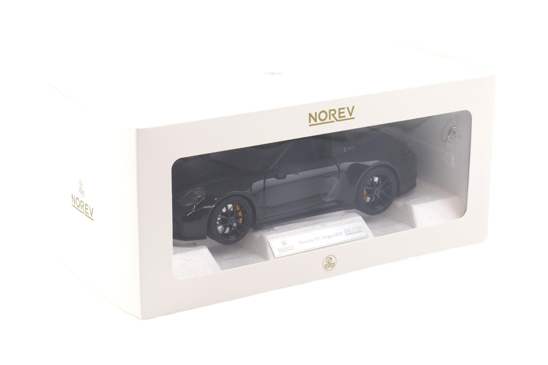 1:18 Norev Porsche 911 992.2 Targa 4 GTS 2024 black - Limited 200 pcs.
