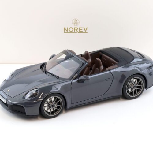 1:18 Norev Porsche 911 992.2 Carrera GTS Cabriolet 2024 Slate grey Neo - Limited 200 pcs.