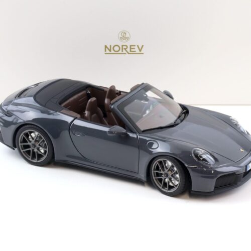 1:18 Norev Porsche 911 992.2 Carrera GTS Cabriolet 2024 Slate grey Neo - Limited 200 pcs.