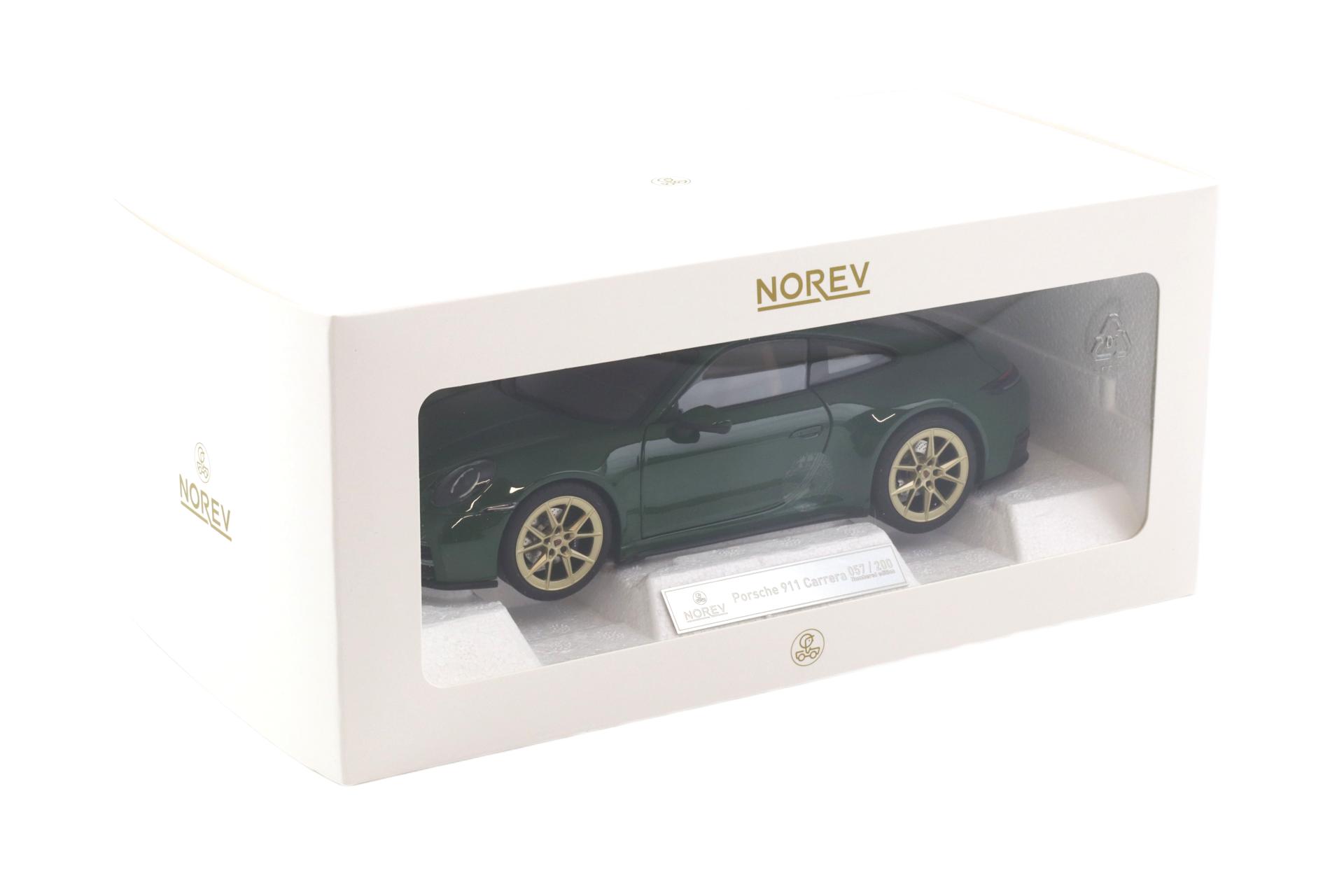 1:18 Norev Porsche 911 992.2 Carrera Coupe 2024 Irish green - Limited 200 pcs.