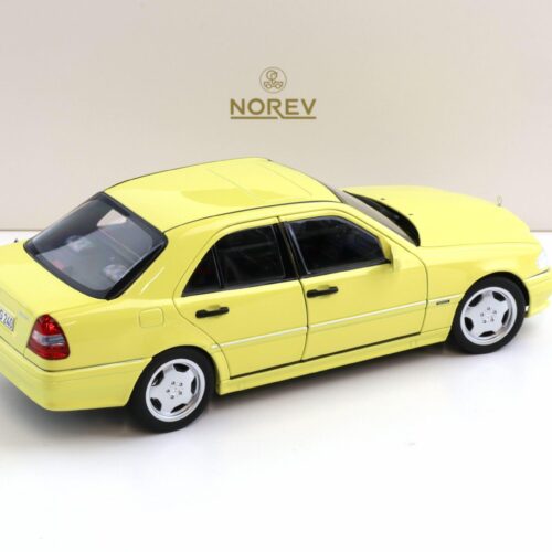1:18 Norev Mercedes C36 AMG W202 Limousine 1993 light yellow - Limited 200 pcs.