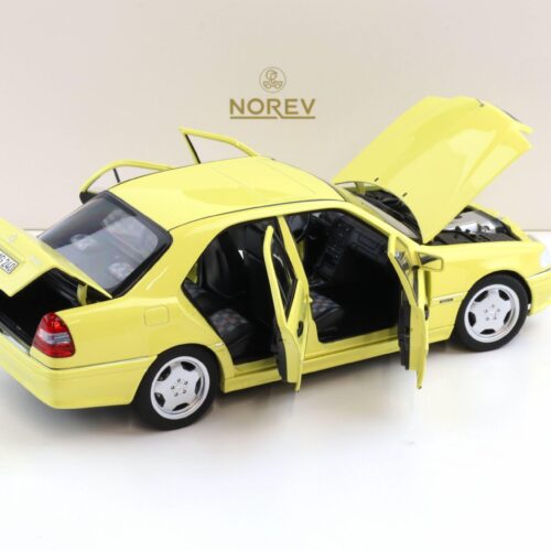 1:18 Norev Mercedes C36 AMG W202 Limousine 1993 light yellow - Limited 200 pcs.