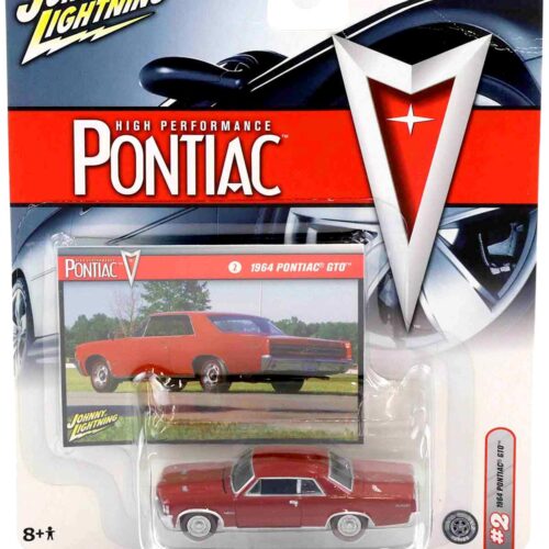 1:64 Johnny Lightning 1964 Pontiac GTO red High Performance