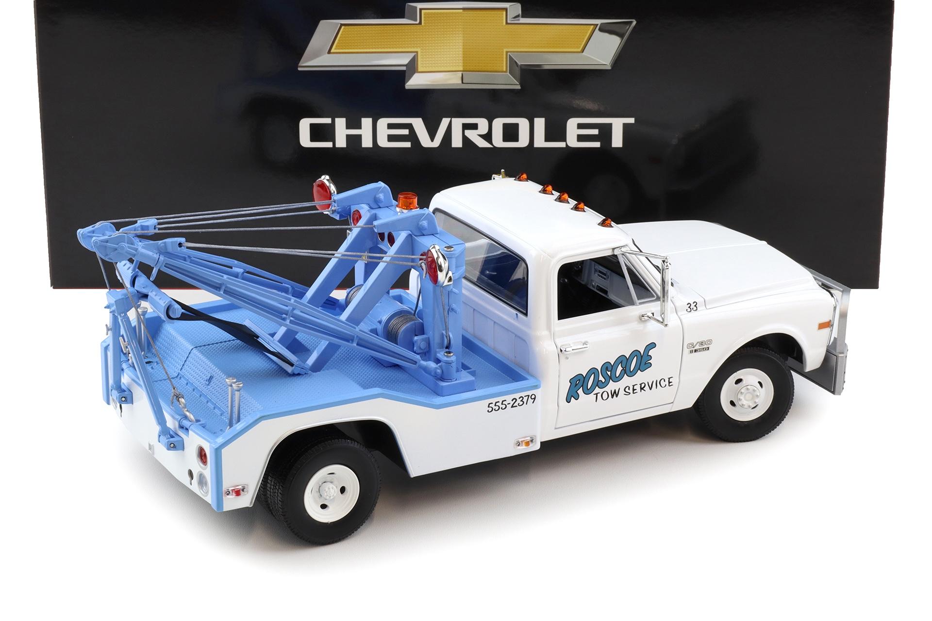 1:18 Greenlight 1969 Chevrolet C-30 Dually Wrecker Roscoe Starsky & Hutch