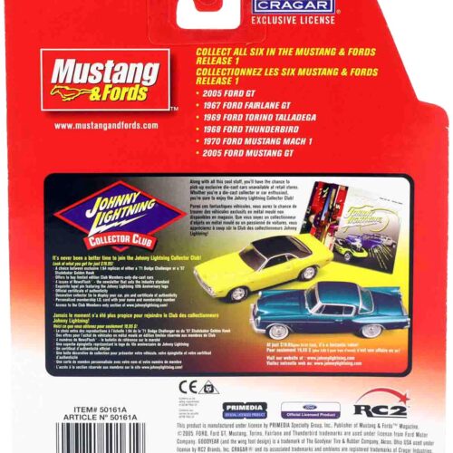 1:64 Johnny Lightning 2005 Ford GT red/ white Mustang & Fords
