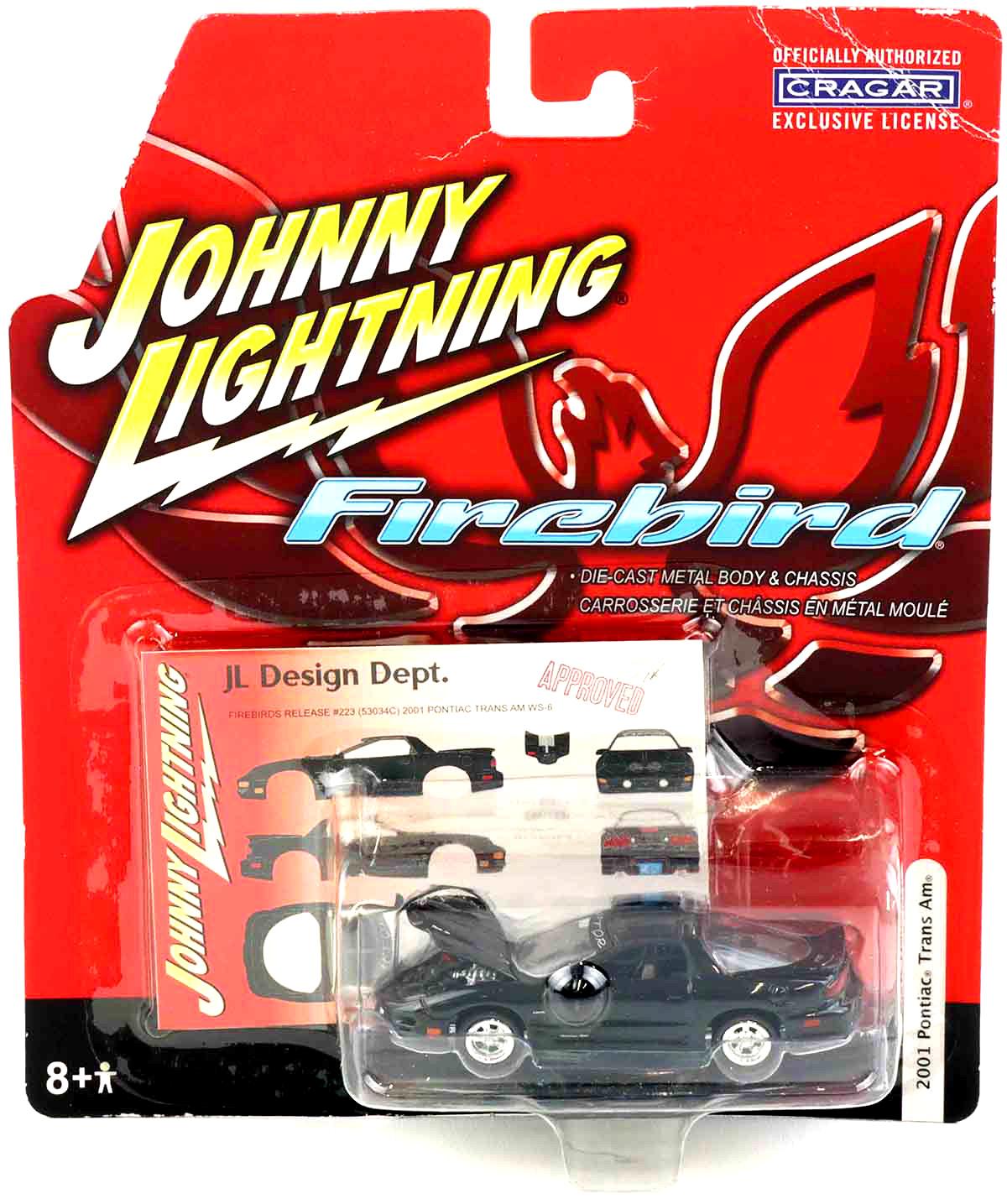 1:64 Johnny Lightning 2001 Pontiac Trans Am black Firebird
