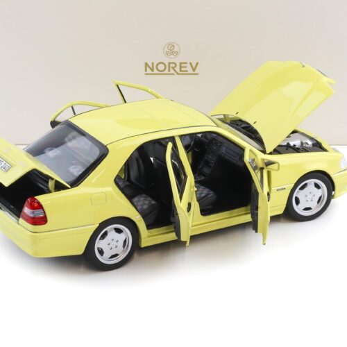 1:18 Norev Mercedes C36 AMG W202 Limousine 1993 light yellow - Limited 200 pcs.
