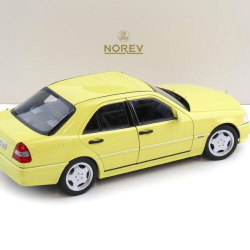 1:18 Norev Mercedes C36 AMG W202 Limousine 1993 light yellow - Limited 200 pcs.