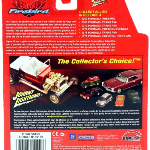 1:64 Johnny Lightning 1971 Pontiac Firebird Formula gold metallic Firebird