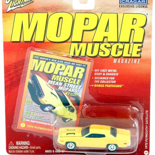 1:64 Johny Lightning 1972 Plymouth Satellite yellow MOPAR Muscle