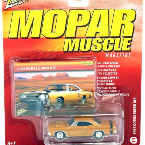1:64 Johnny Lightning 1969 Dodge Super Bee yellow MOPAR Muscle