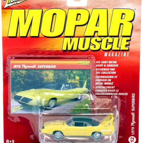 1:64 Johnny Lightning 1970 Plymouth Superbird yellow MOPAR Muscle