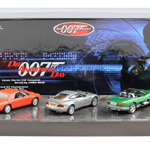 1:43 Minichamps James Bond 007 Die Another Day 3-Car Box Set Aston Martin/Ford/Jaguar