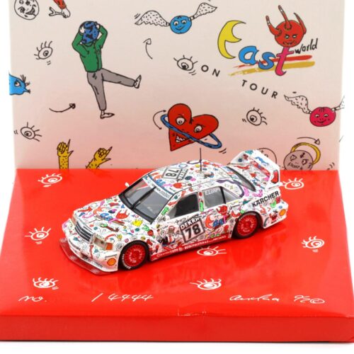 1:43 Minichamps Mercedes 190E 2.5-16 EVO 2 Art Car Andora #78 Special Box