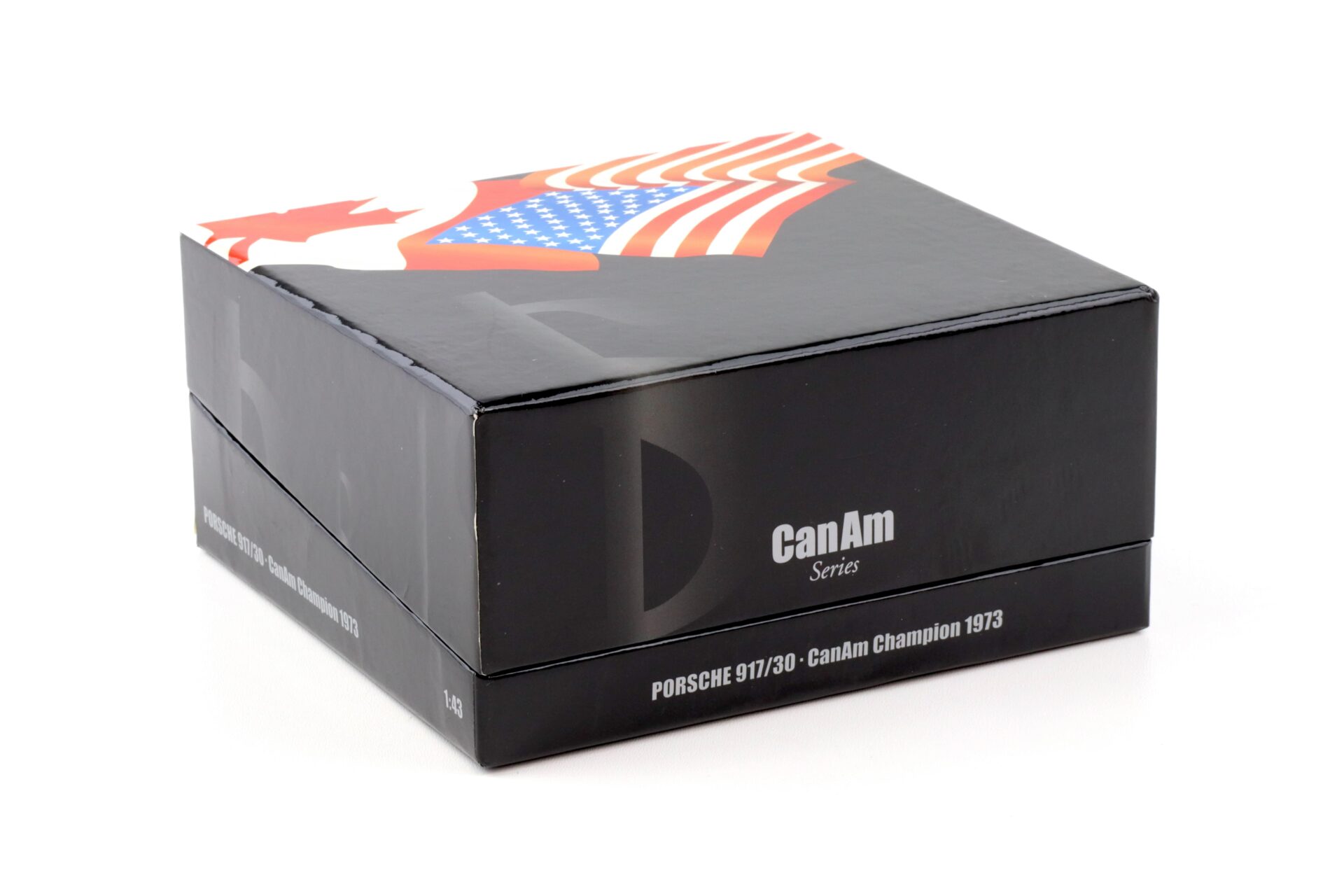 1:43 Minichamps Porsche 917/30 CanAm Champion 1973 M.Donohue Sunoco Special Box