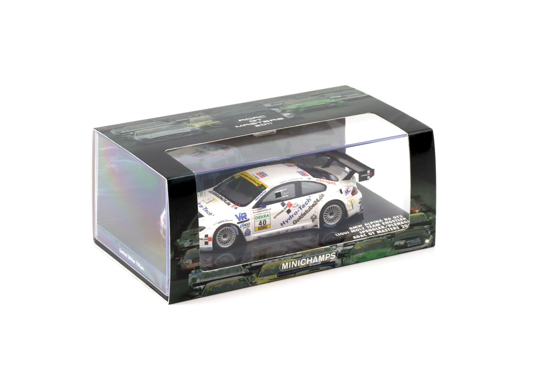 1:43 Minichamps BMW Alpina B6 GT3 ADAC GT Masters 2011 Liqui Moly #40 Engstler