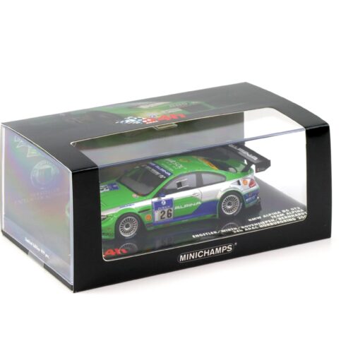 1:43 Minichamps BMW Alpina B6 GT3 Team Alpina 24h Nürburgring 2009 #26 Engstler