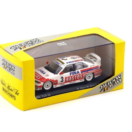 1:43 Minichamps BMW 318 iS 24h SPA 1994 Bastos Fina #3 Winkelhick/ Ferte/ Duez