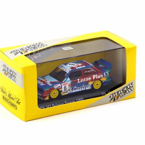 1:43 Minichamps BMW M3 E30 Belgian ProCar 1993 Lease Plan #6 JM. Martin