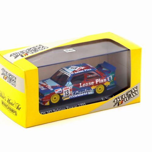 1:43 Minichamps BMW M3 E30 Belgian ProCar 1993 Lease Plan #13 Van de Poele