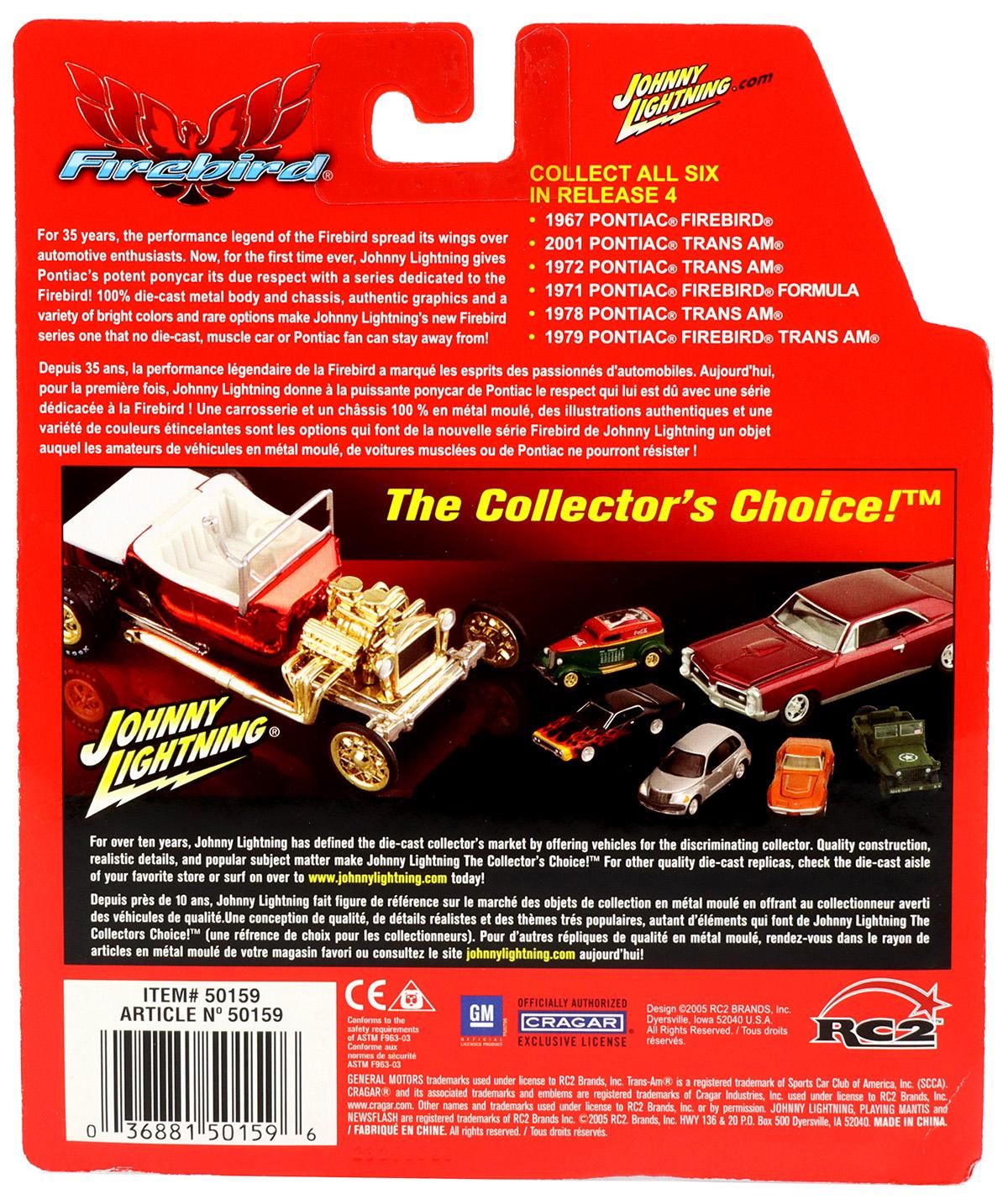 1:64 Johnny Lightning 1978 Pontiac Trans Am red Firebird