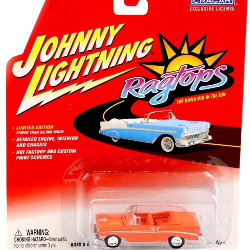 1:64 Johnny Lightning 1956 Chevy Bel Air orange Ragtops