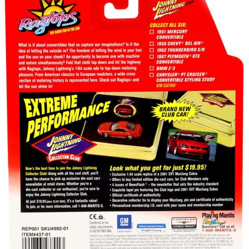 1:64 Johnny Lightning 1956 Chevy Bel Air orange Ragtops