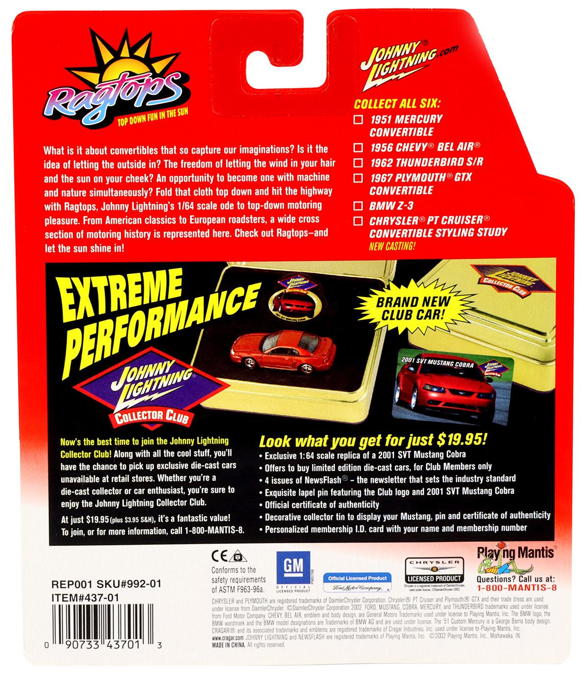 1:64 Johnny Lightning 1956 Chevy Bel Air orange Ragtops