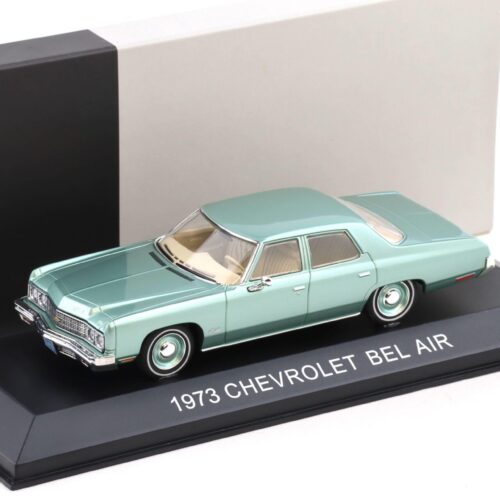 1:43 PremiumX Chevrolet Bel Air Limousine 1973 light green metallic