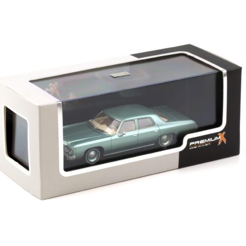 1:43 PremiumX Chevrolet Bel Air Limousine 1973 light green metallic