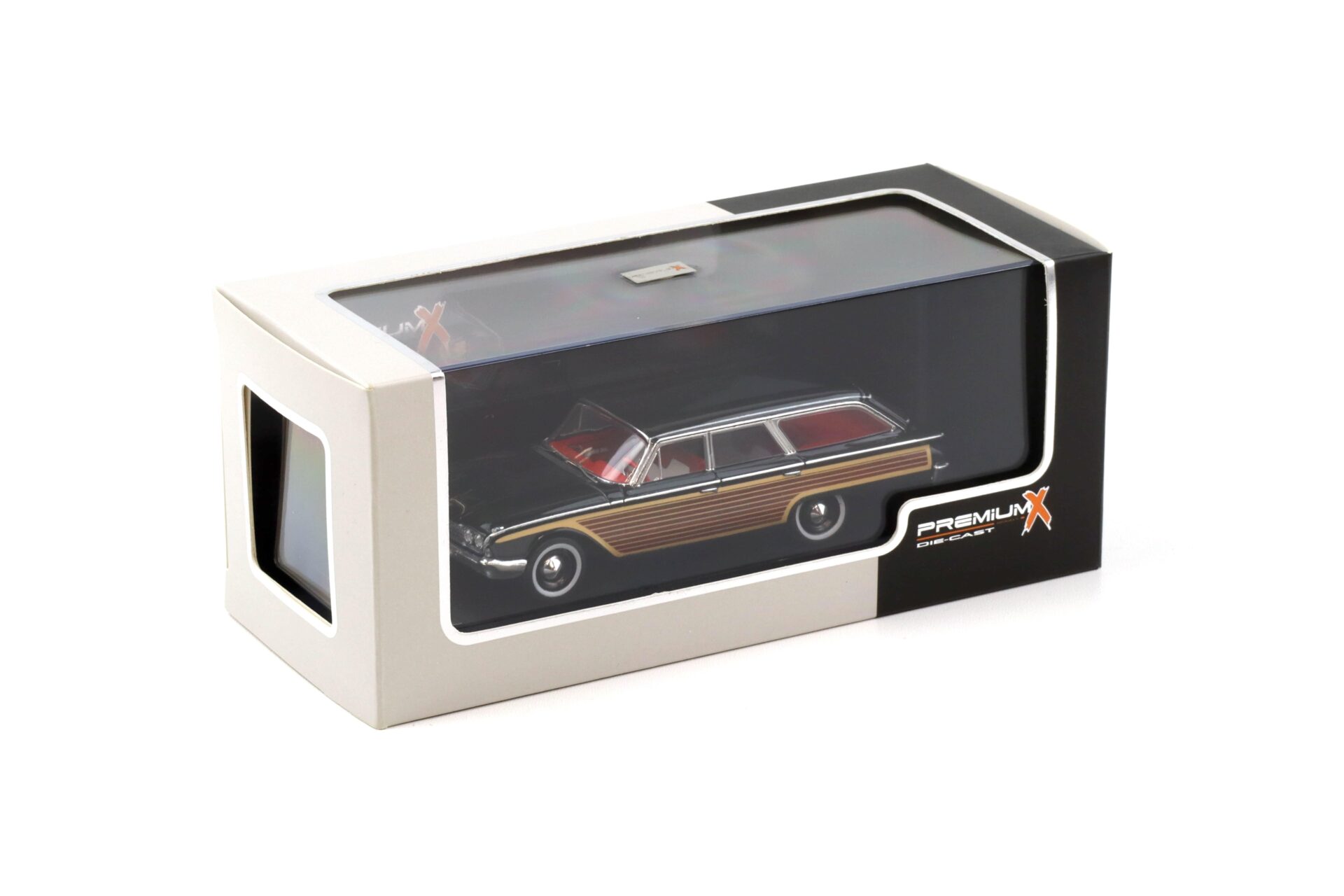 1:43 PremiumX Ford Country Squire Wagon 1960 black/ wood