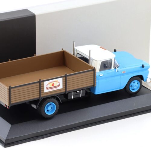 1:43 PremiumX Chevrolet C30 Truck 1961 light blue