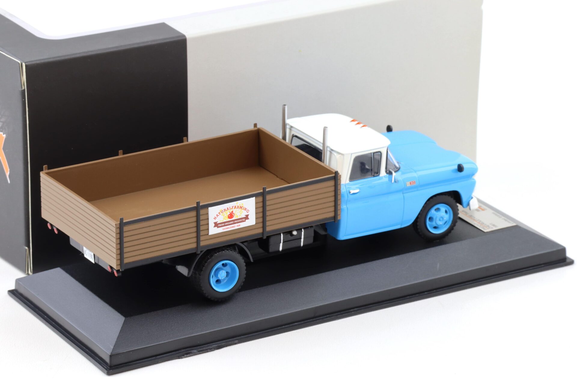 1:43 PremiumX Chevrolet C30 Truck 1961 light blue