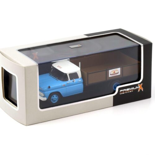 1:43 PremiumX Chevrolet C30 Truck 1961 light blue