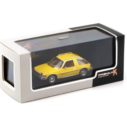 1:43 PremiumX AMC Pacer X 1975 yellow