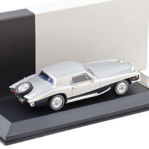 1:43 PremiumX Stutz Blackhawk Coupe 1971 silver/ black