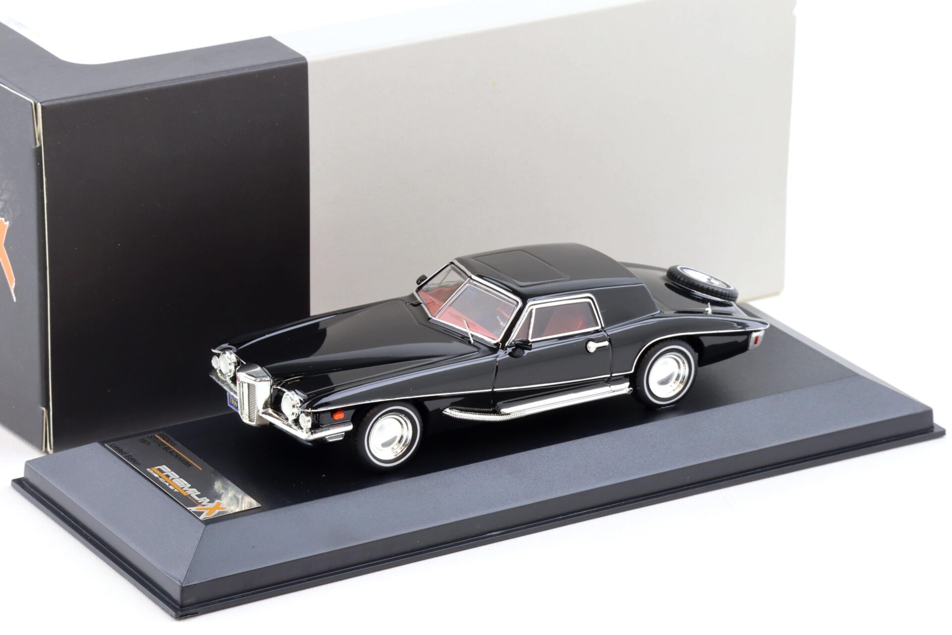 1:43 PremiumX Stutz Blackhawk Coupe 1971 black