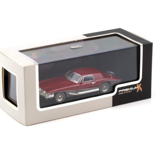 1:43 PremiumX Stutz Blackhawk Coupe 1971 red/ grey