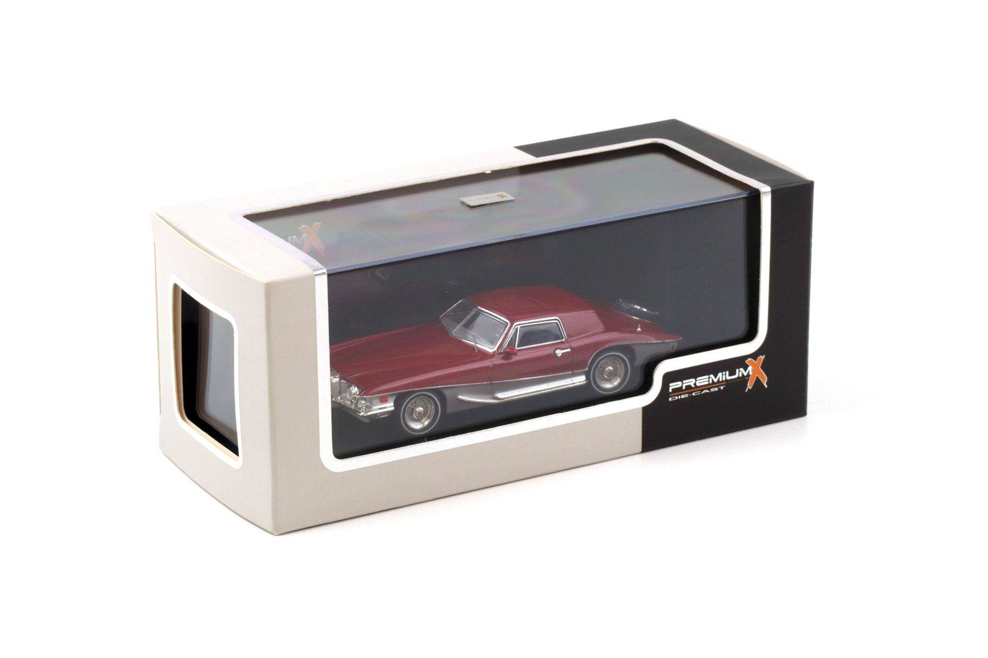 1:43 PremiumX Stutz Blackhawk Coupe 1971 red/ grey