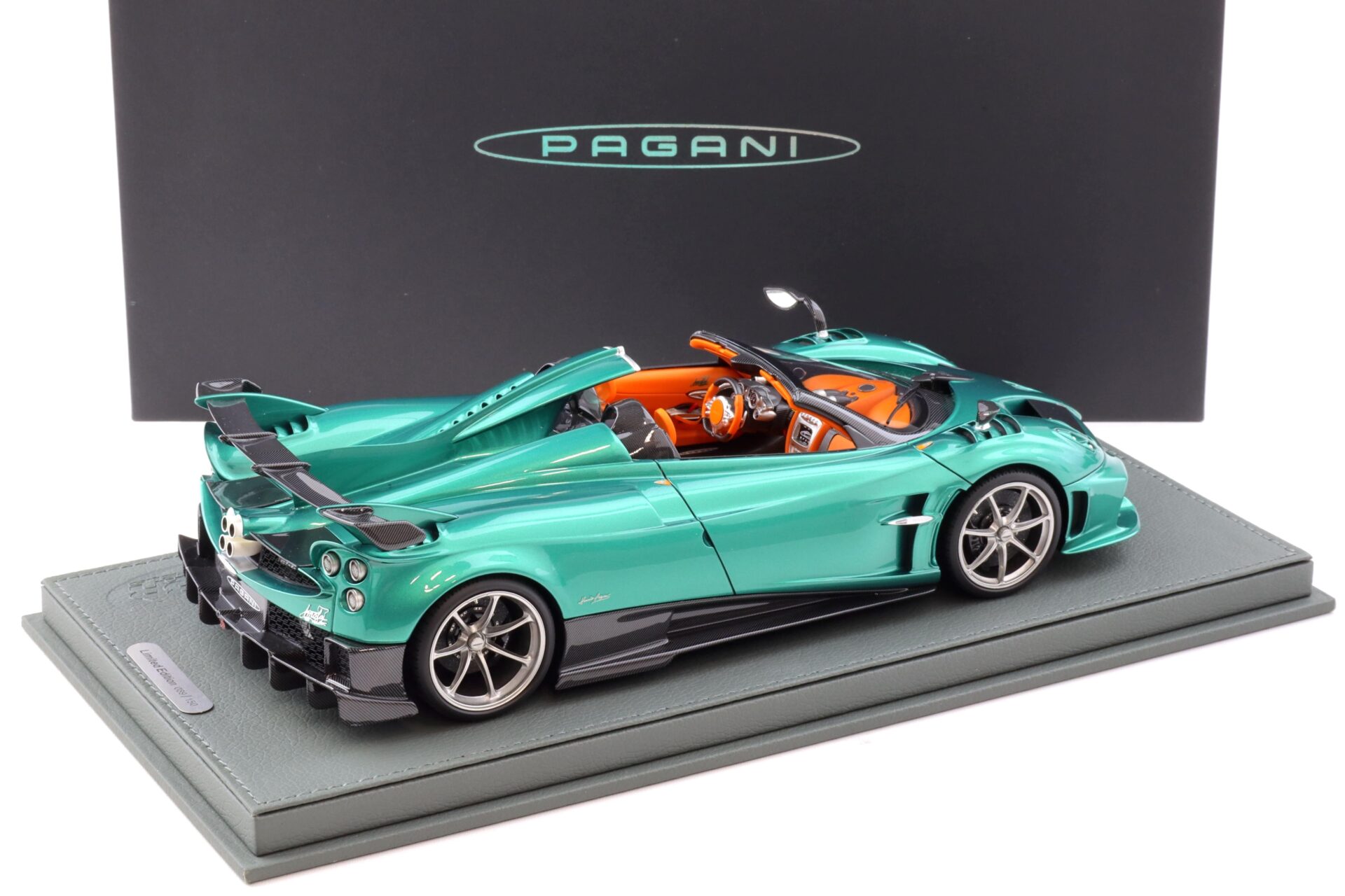 1:18 BBR Pagani Imola Roadster Verde Rio metallic - Limited 150 pcs.